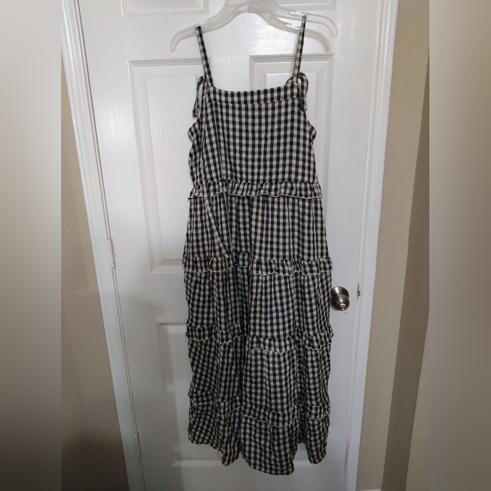 Polagram gingham dress